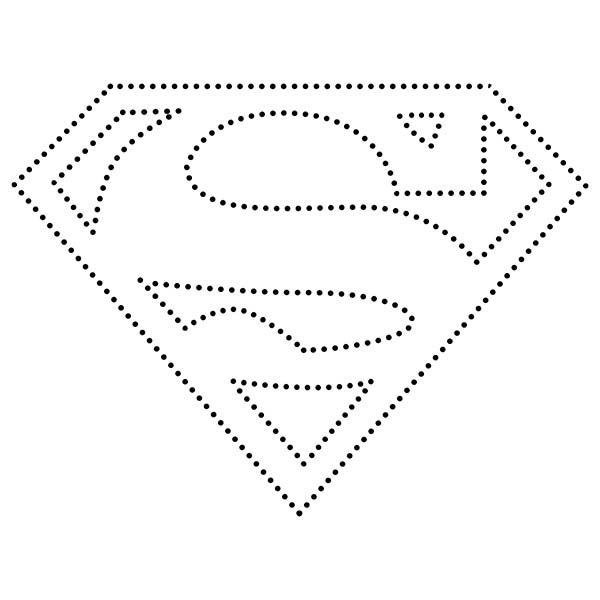 Шаблон Струнного Искусства Супермена