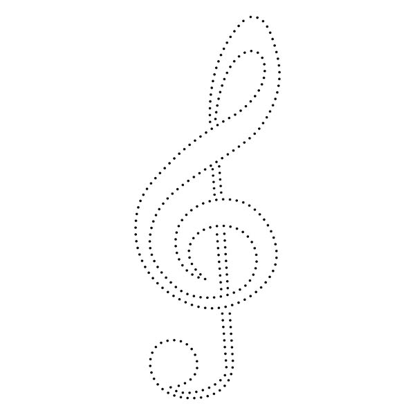 Образец струнного искусства Sol Key Music Score