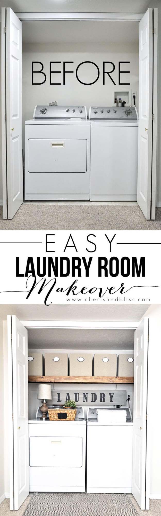 Полка Super Easy Installed #laundryroom #makeover #decorhomeideas