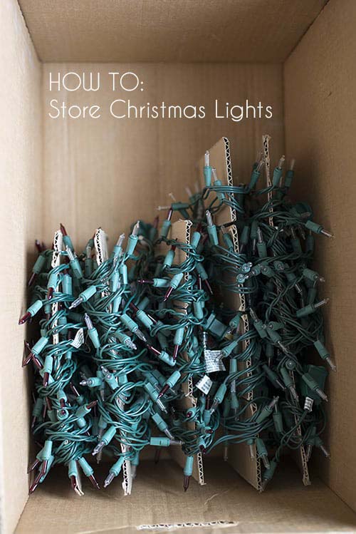 Как хранить рождественские огни # Рождество # хранение # организация #decorhomeideas