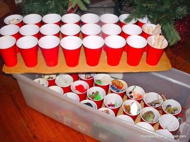 Хранение украшений из пластиковых стаканчиков # Рождество # хранение # организация #decorhomeideas