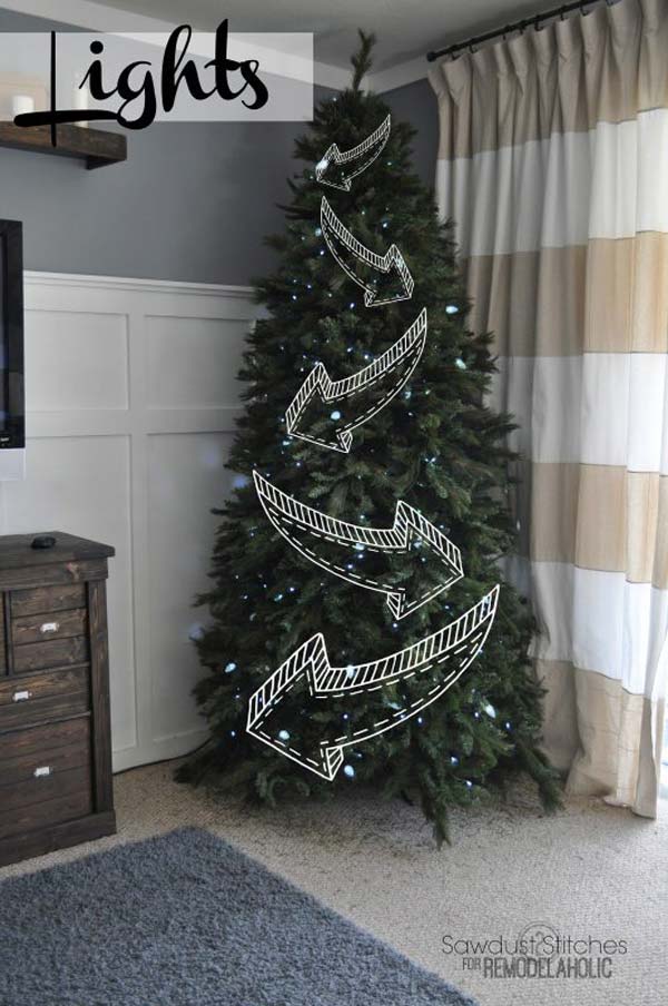 Горит только перед елкой # Рождество #hanginghacks #decorhomeideas
