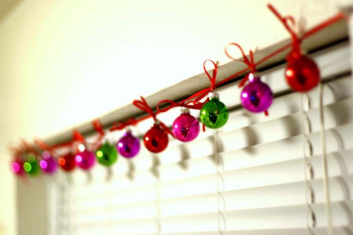 Луковицы и банты # Рождество # Сделай сам # гирлянда #decorhomeideas