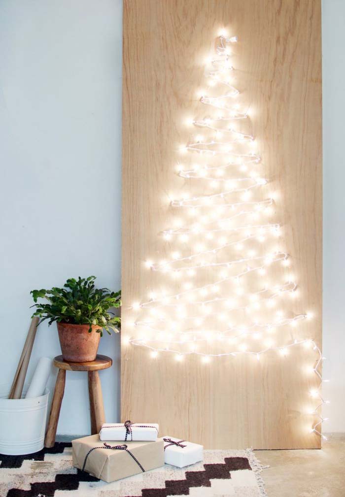 Peg Board Tree # Рождество # Рождественское дерево # нетрадиционные #decorhomeideas
