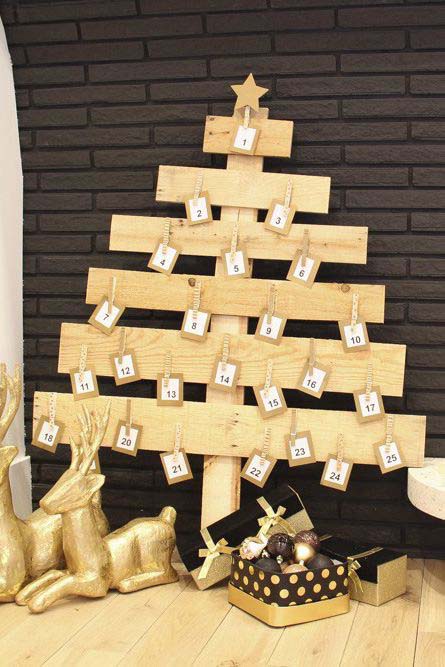 Рождественский календарь Поддон Рождественская елка # Рождество # Рождество # Поддон #decorhomeideas