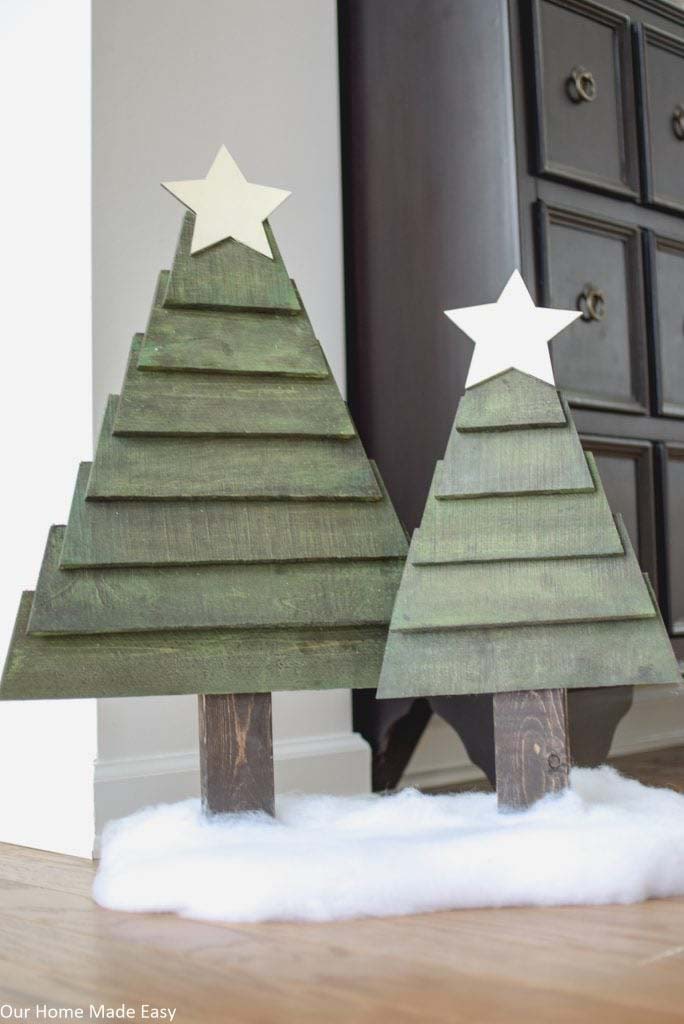Традиционные елки из поддонов #Christmas #Christmastree #pallet #decorhomeideas