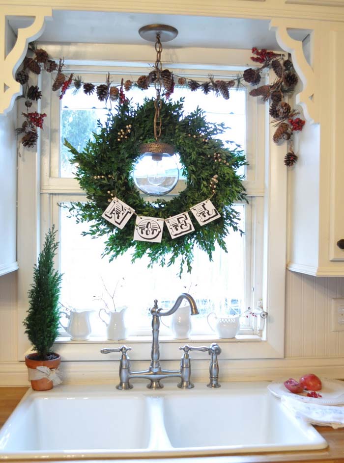 Красивые идеи декора для вашей кухни # рождество # интерьер #decorhomeideas