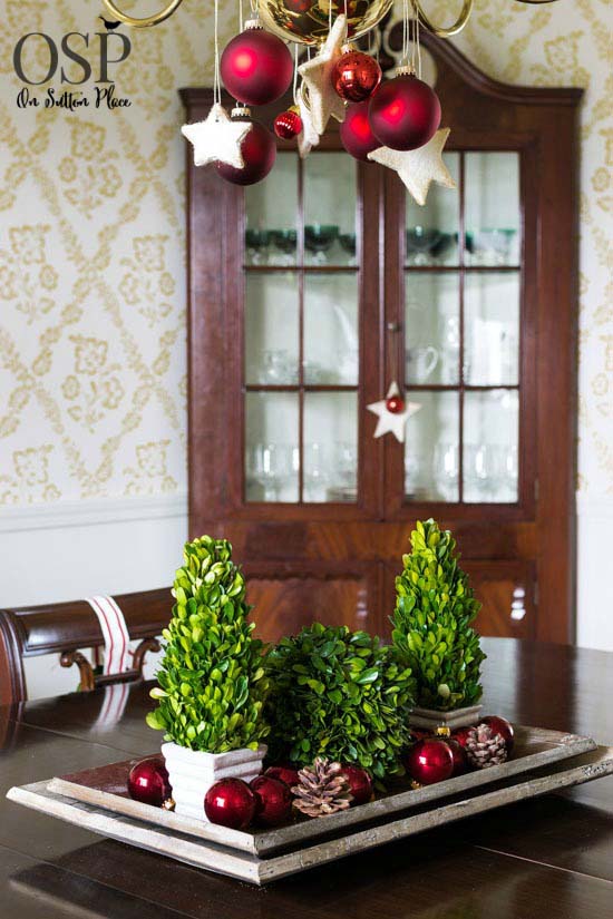 Идеи декора столовой # рождество # интерьер #decorhomeideas