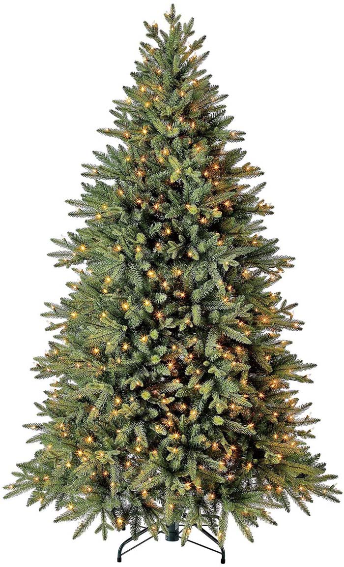 6,5 футов предварительно освещенная ель колорадская # Рождество # Христианское дерево # искусственное дерево #decorhomeideas