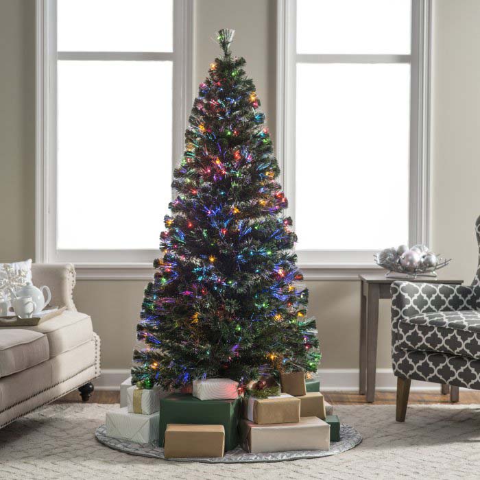 Волоконно-оптическая искусственная елка #Christmas #Christmastree #artificialtree #decorhomeideas