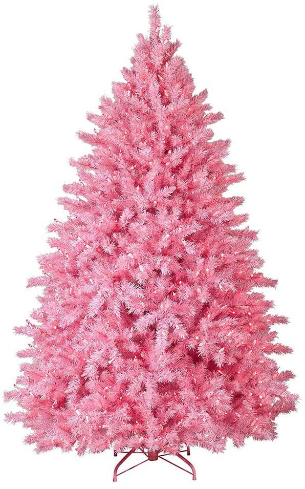Treetopia Pretty in Pink #Christmas #Christmastree #artificialtree #decorhomeideas