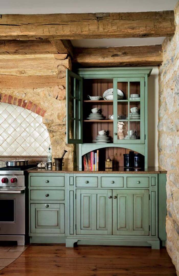 Шкафы в стиле парижской кондитерской #rustic #kitchencabinet #decorhomeideas
