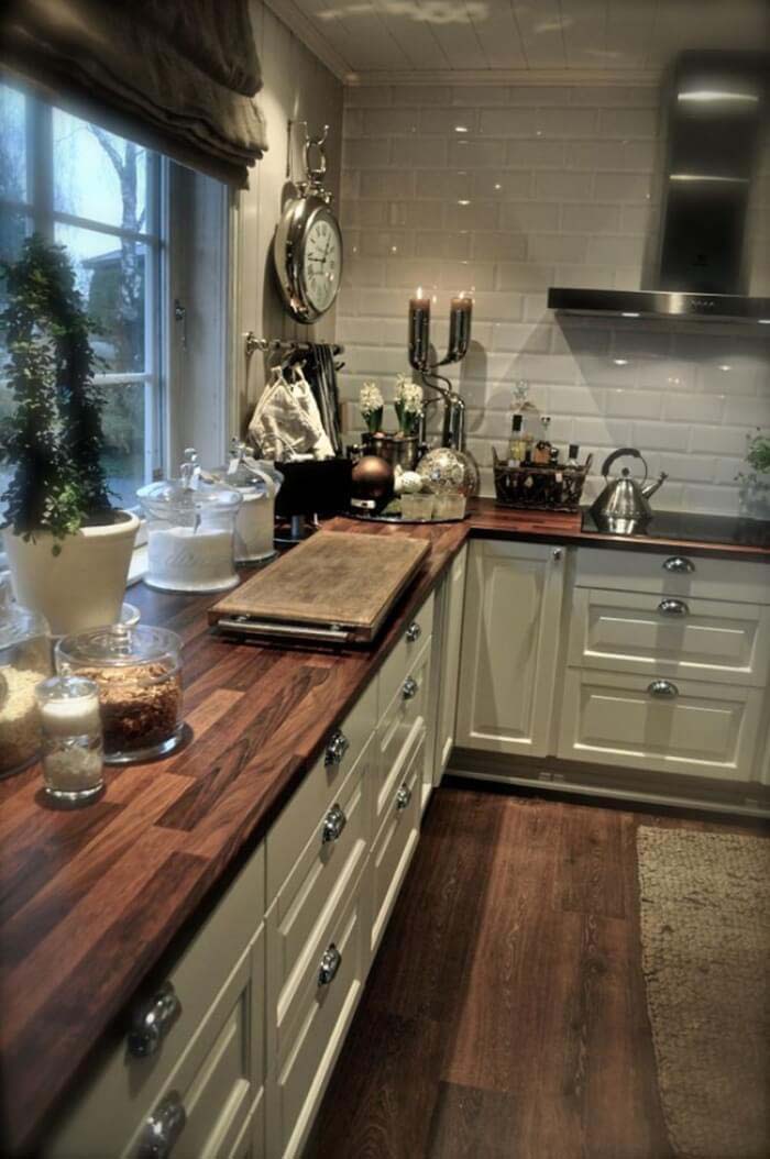 Rustic Soho Bistro Kitchen #rustic #kitchencabinet #decorhomeideas
