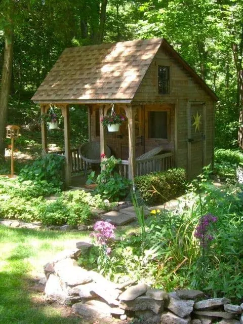 Backyard Garden House # Backyardhouse #decorhomeideas
