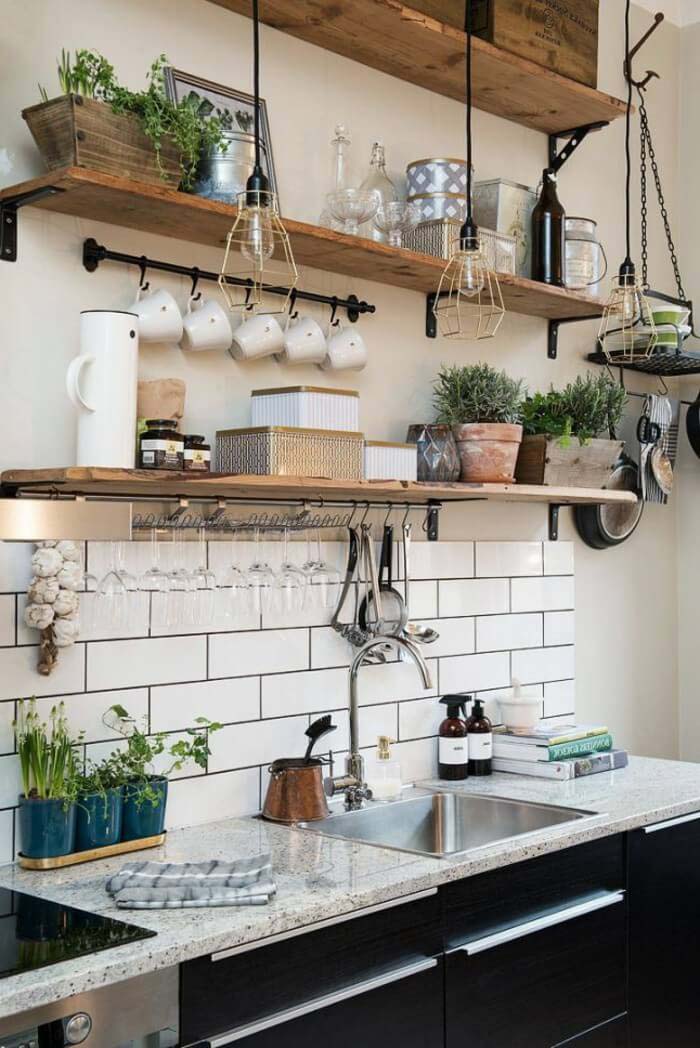 Идеи кухни коттеджа Pretty Storage #cottage #kitchen #decorhomeideas