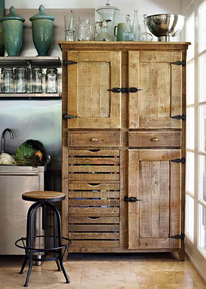 Антикварная фурнитура переделанные кухонные шкафы #rustic #kitchencabinet #decorhomeideas