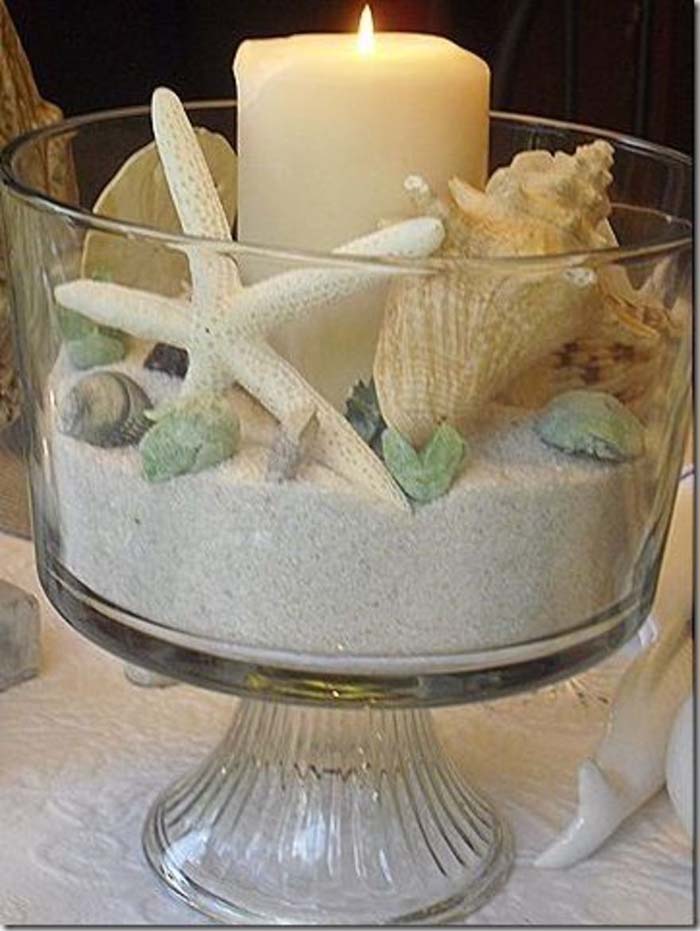 Последние штрихи Beach Candle Decor #bathroom #decor #decorhomeideas