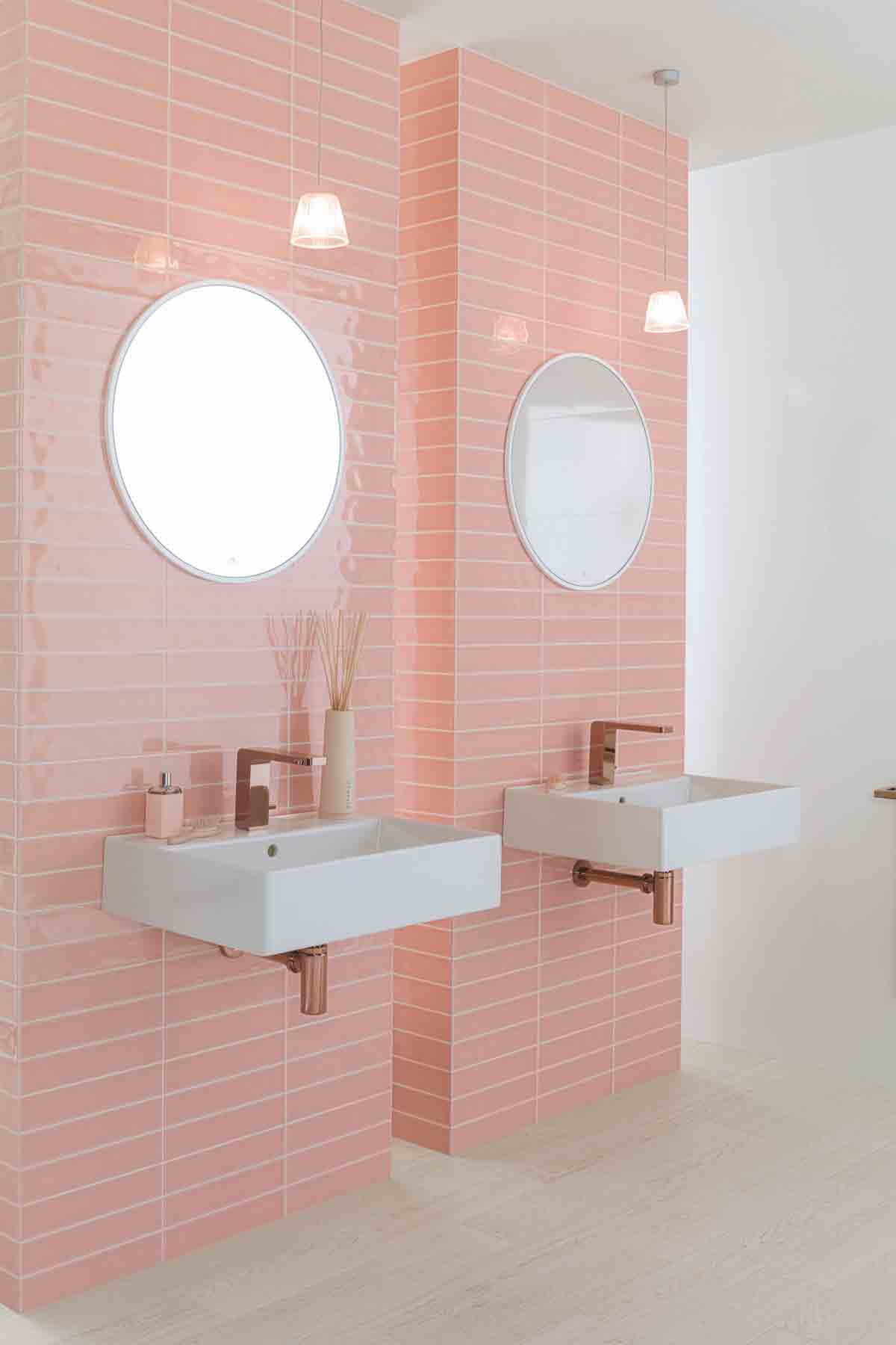 розовые идеи для ванной
